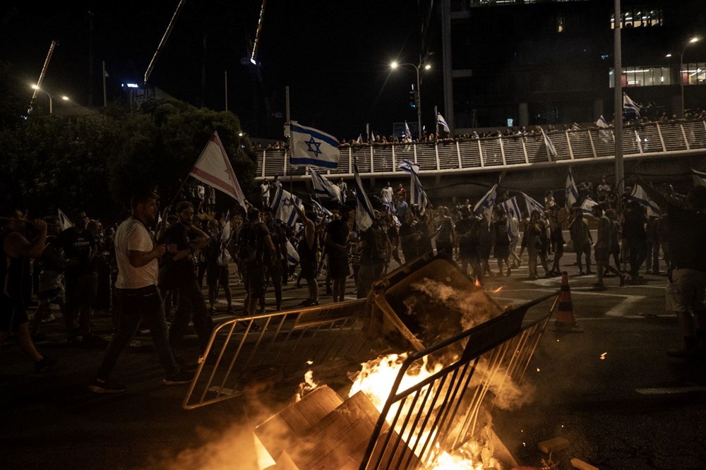 İsrail'de hükümetin yargı düzenlemesine karşı protestolar sürüyor - 18