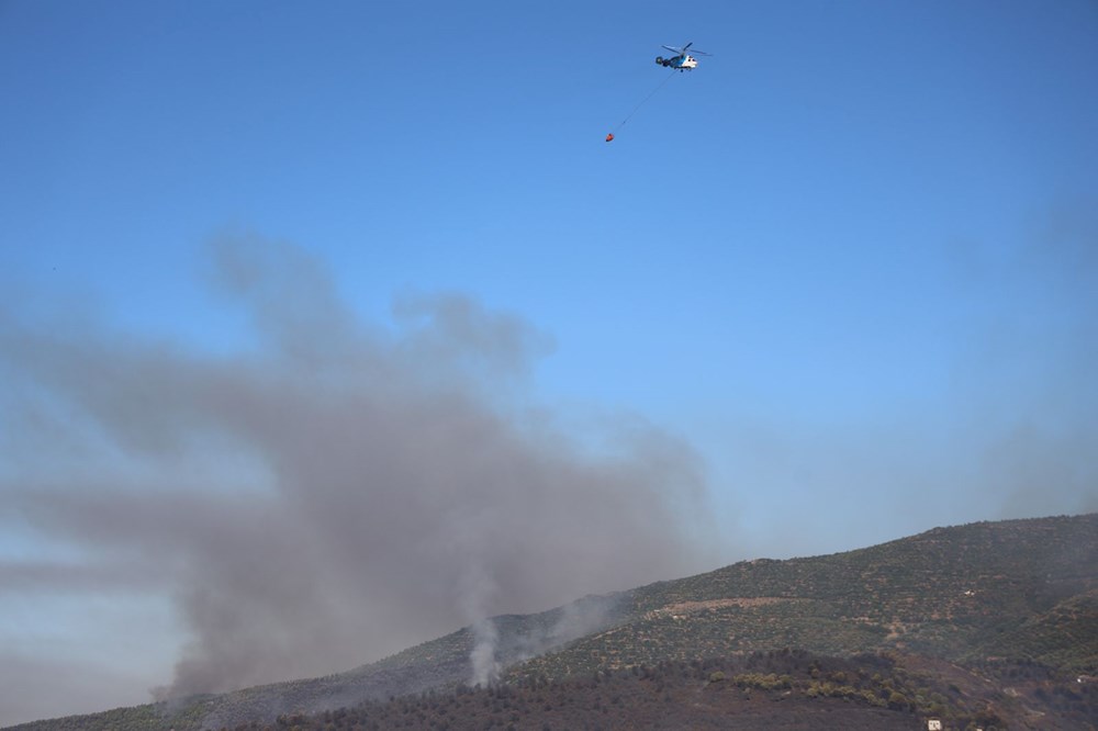 İzmir'in ciğerleri yandı, dağlar siyaha büründü - 5