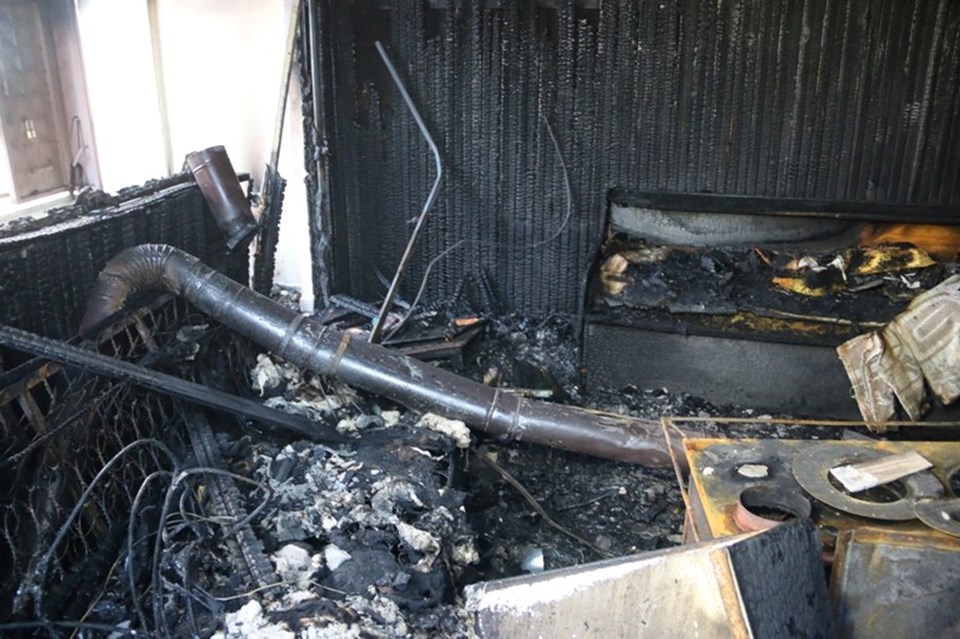 Samsun'da yangın: Yaşlı anne ile engelli iki kızı hayatını kaybetti - 1