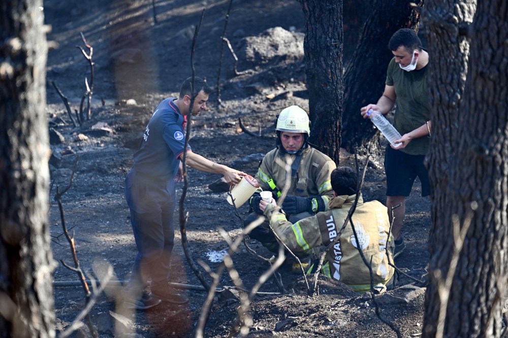 İstanbul Maltepe'de orman yangını - 7