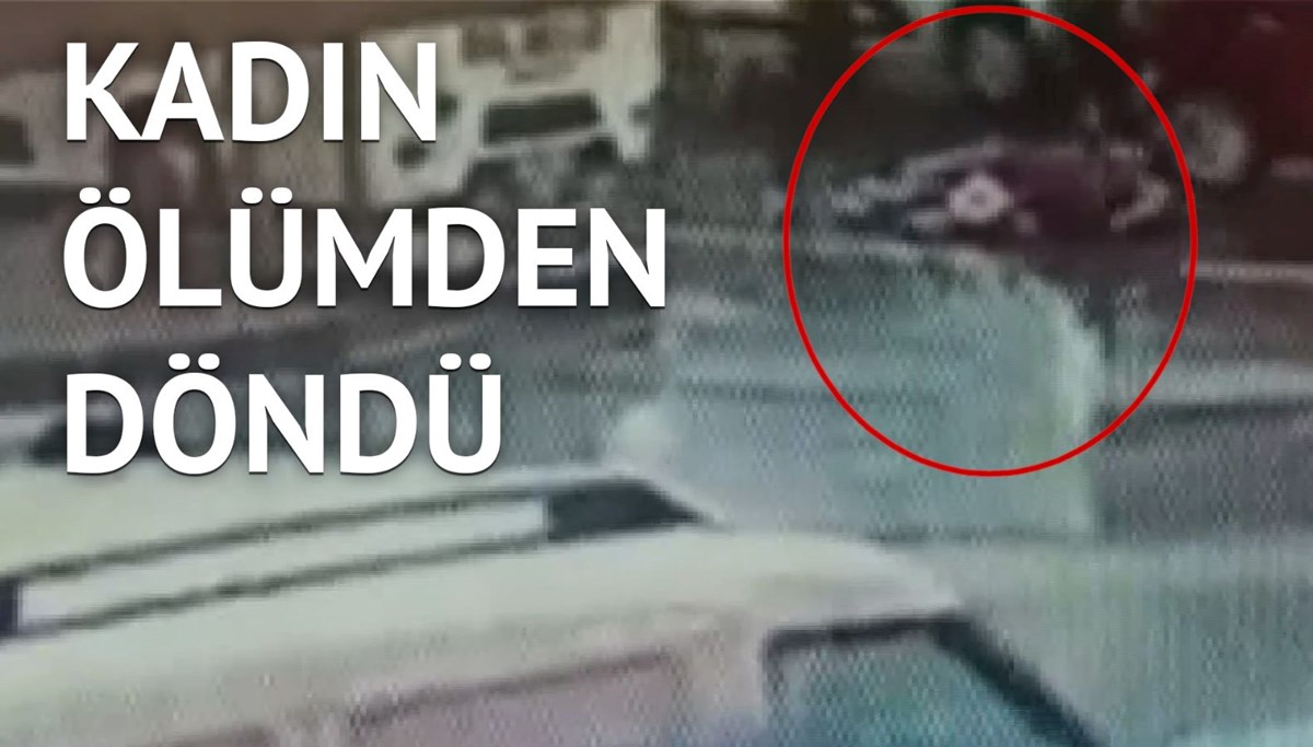 Çocuğuyla kırmızı ışıkta karşıya geçmeye çalıştı