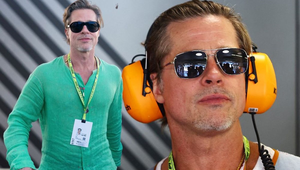 Brad Pitt Formula 1 yarışında