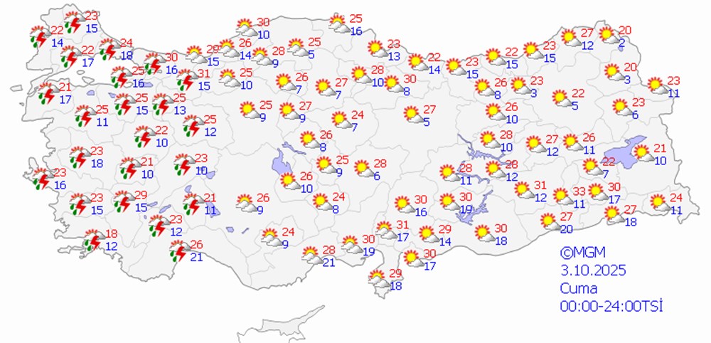 Hava sıcaklığı düşmeye devam edecek: Doğu Karadeniz için kuvvetli yağış uyarısı - 8