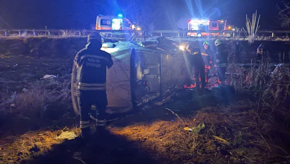 Konya'da katliam gibi kaza: 3 ölü, 3 yaralı