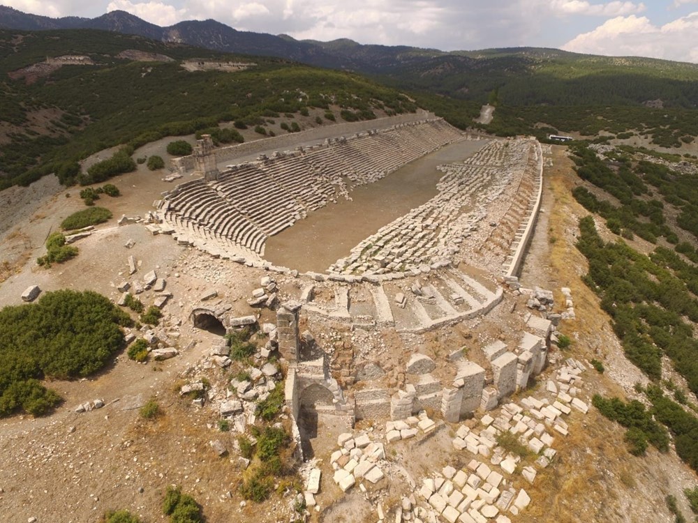 'Aşkların şehri' Sagalassos'u 42 binden fazla kişi ziyaret etti - 7