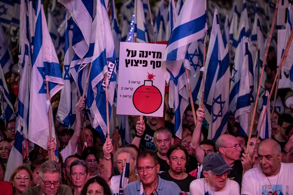 İsrail'de yüz binler yine sokaklarda: Hükümetin yargı düzenlemesine protesto - 6