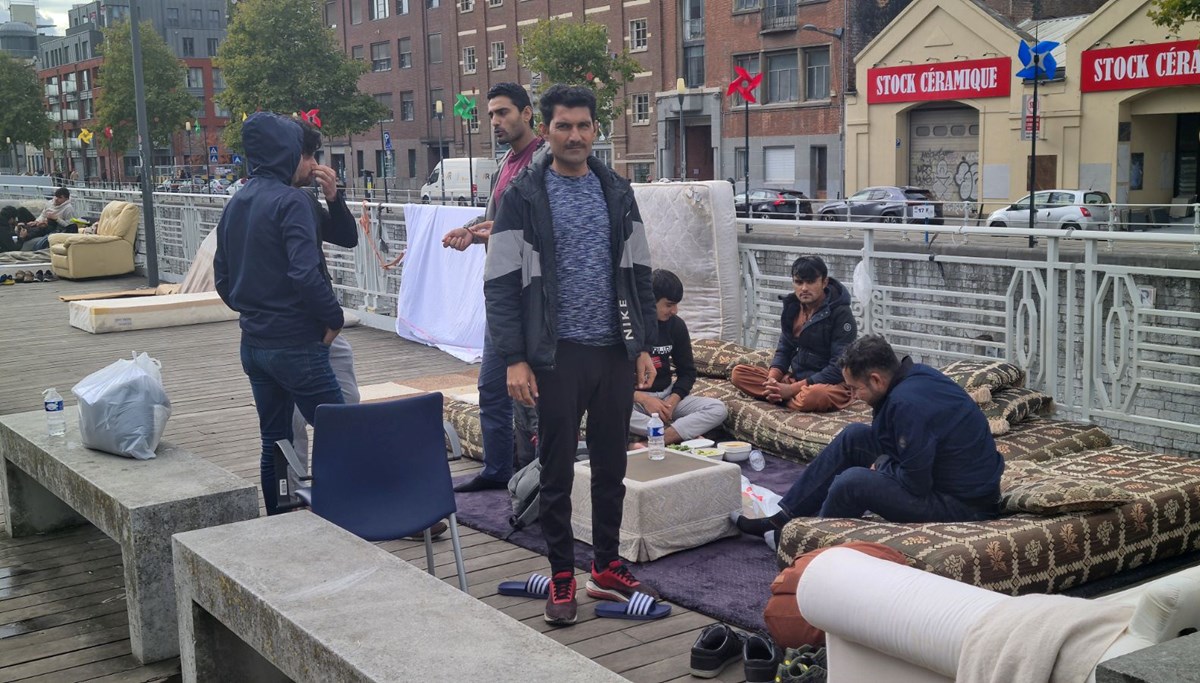Belçika’da sığınmacı krizi: Brüksel sokakları doldu taştı