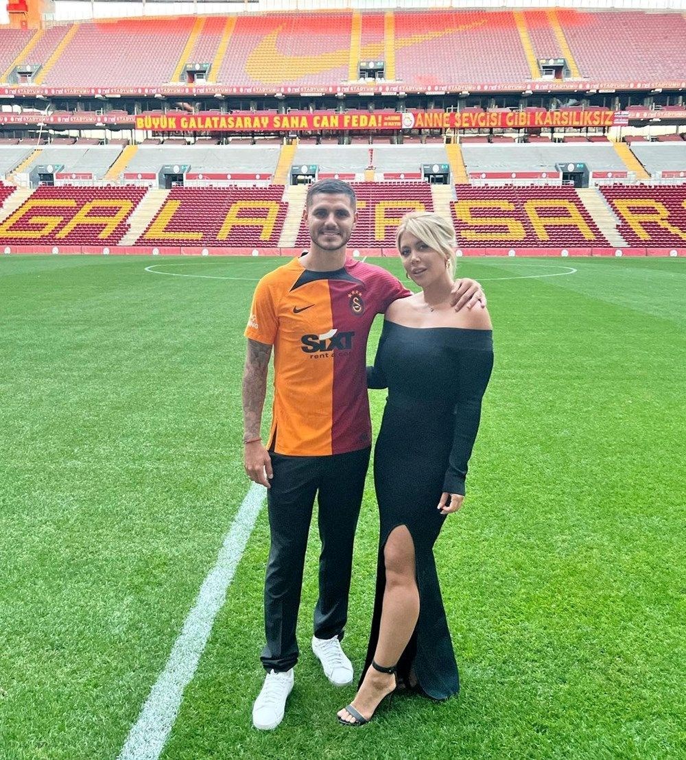 Icardi Galatasaray-Beşiktaş maçında gol atarken Wanda Nara TV'de dans etti - 3