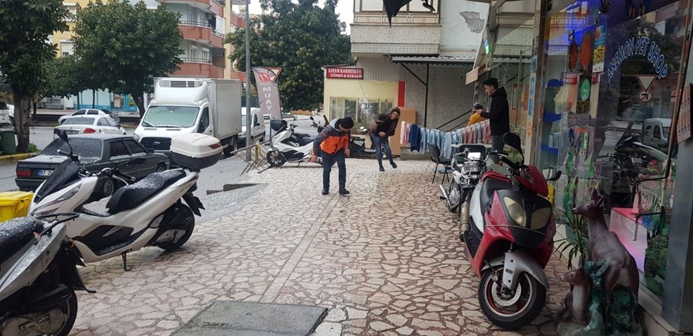 Alanya'ya 53 yıl aradan sonra kar - 2