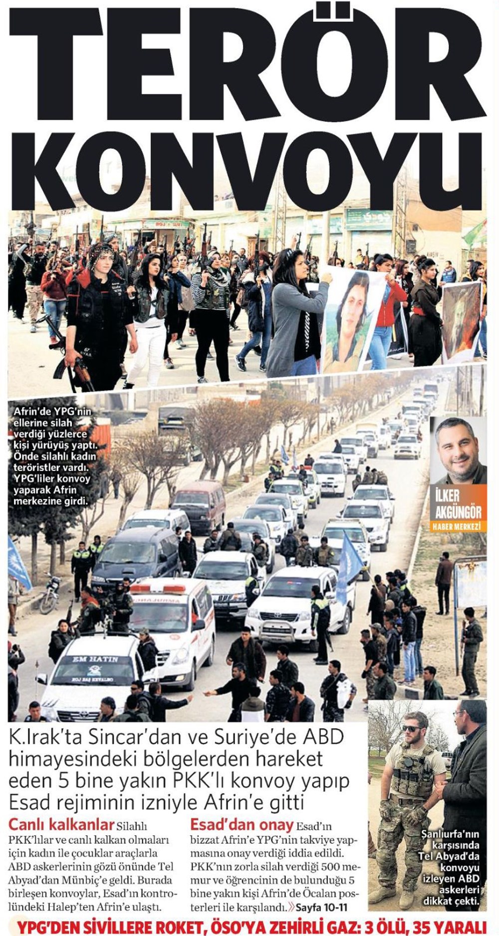 Günün gazete manşetleri - 7 Şubat 2018 - 1