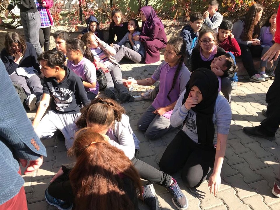 Kırıkkale'de tuz ruhu öğrencileri hastanelik etti - 2
