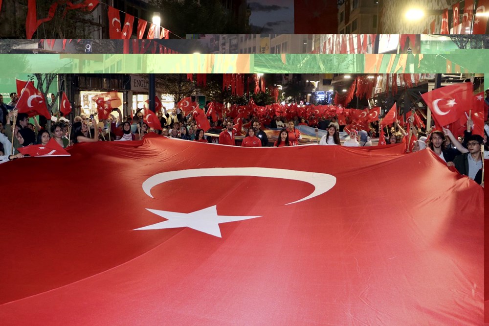 Cumhuriyet'in 100. yılı fener alayı yürüyüşleriyle kutlandı - 17