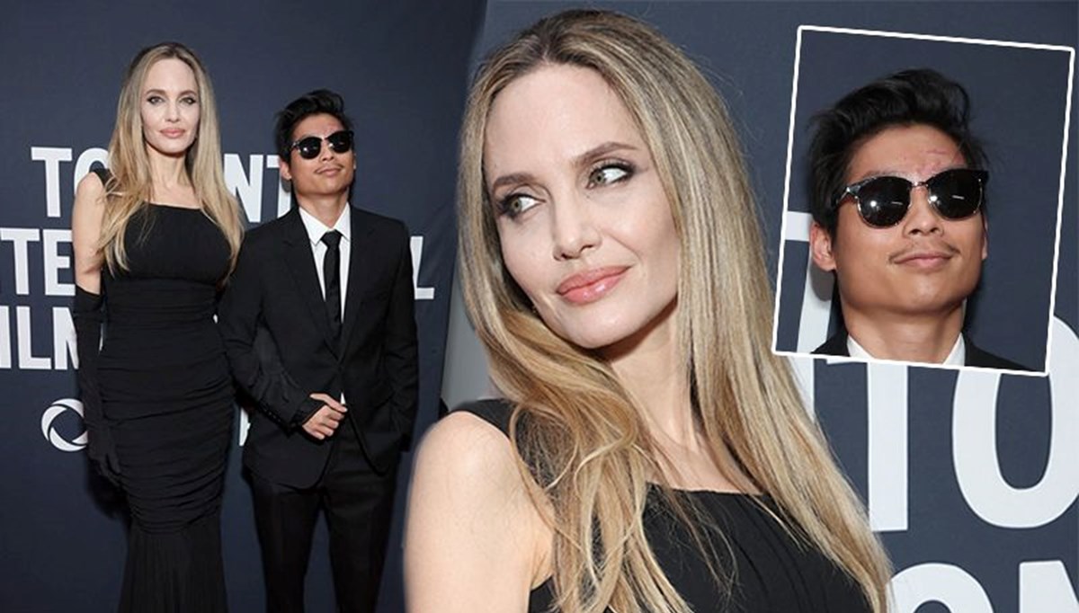 Angelina Jolie'nin oğlu Pax, kaza sonrası ilk kez kırmızı halıda: Alnındaki yara izi dikkat çekti!