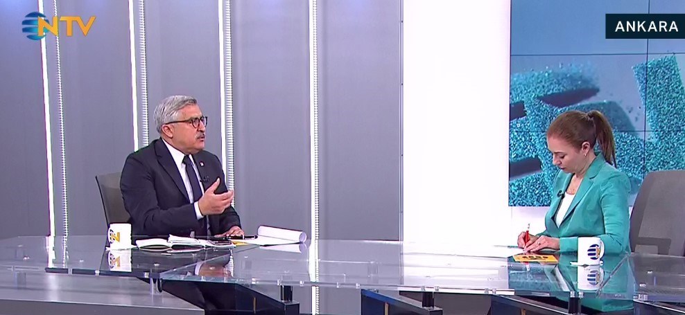 Hüseyin Yayman, NTV canlı yayınında Funda Görey