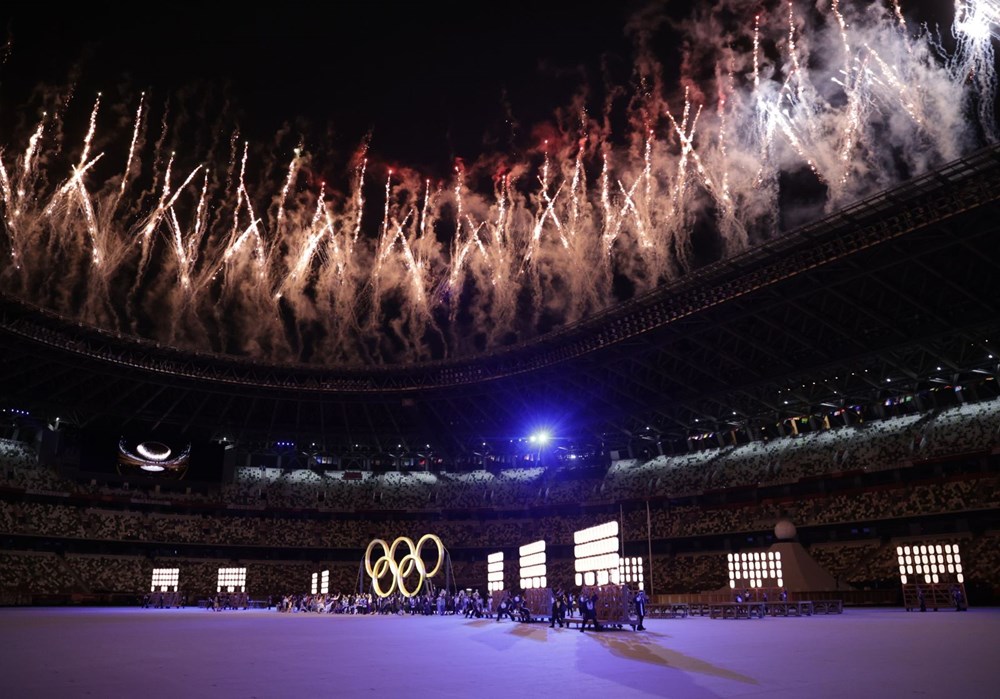 2020 Tokyo Olimpiyatları görkemli açılış töreniyle başladı - 56