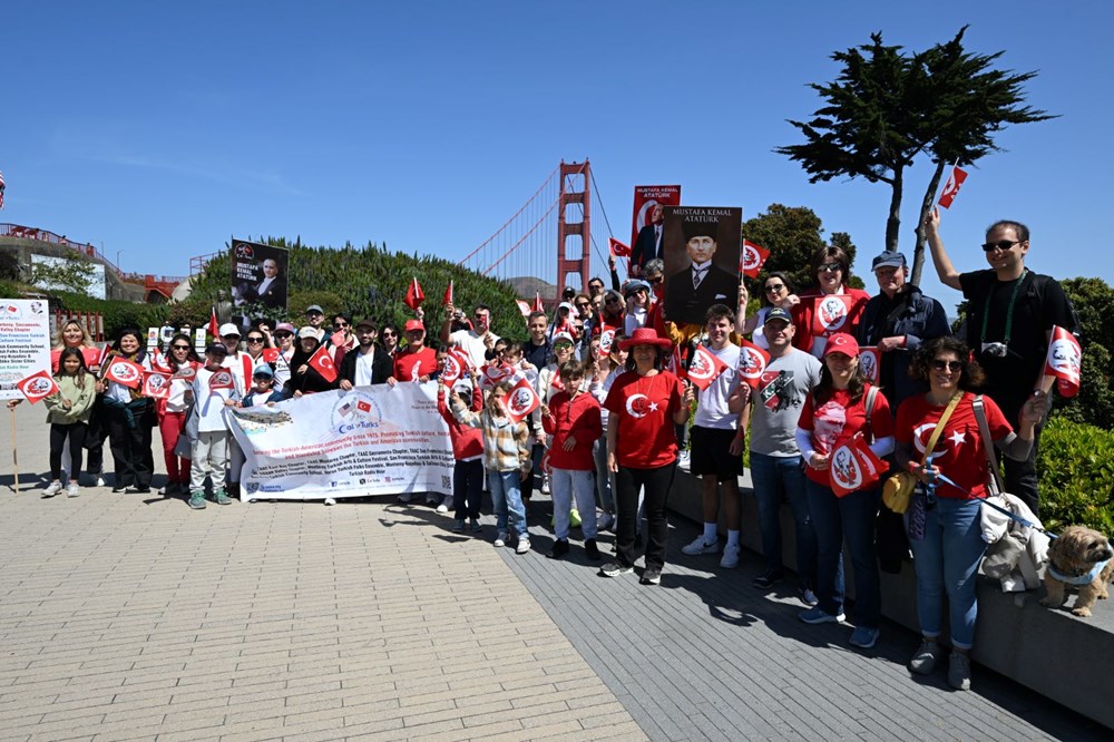 Golden Gate Köprüsü'nde 19 Mayıs coşkusu - 3