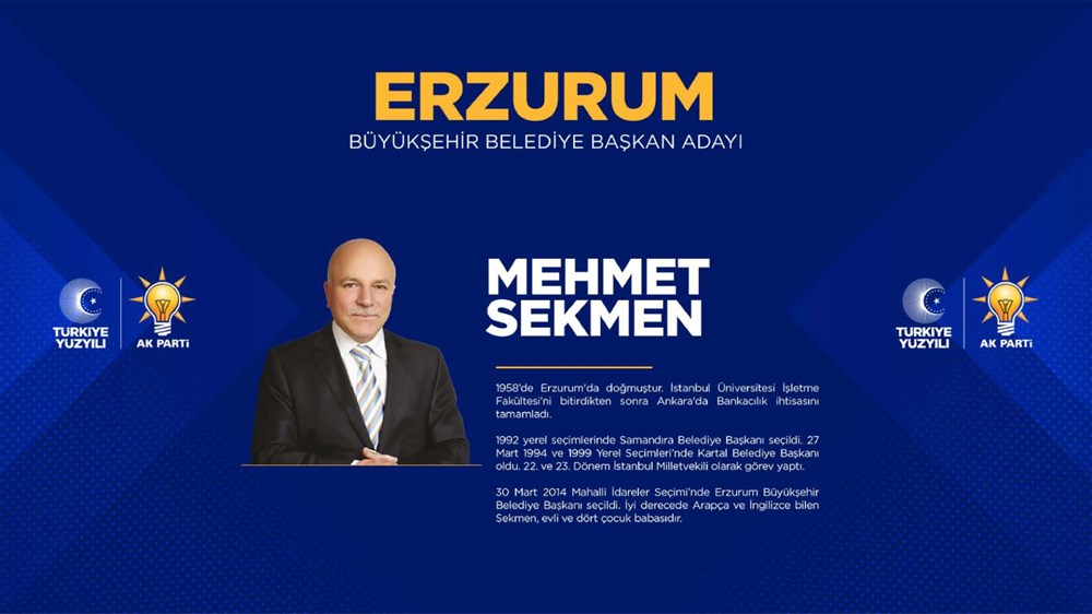 Cumhurbaşkanı Erdoğan 26 kentin belediye başkan adaylarını
açıkladı (AK Parti belediye başkan adayları) - 8