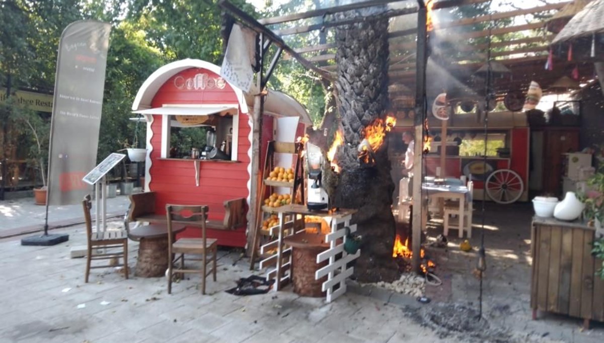 Fethiye’de kafede patlama ve yangın: 1 yaralı Fethiye’de kafede patlama ve yangın: 1 yaralı