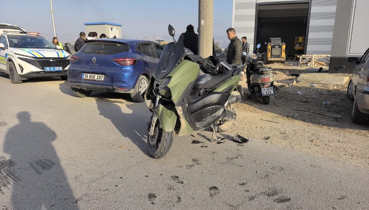 Bursa'da trafik kazası