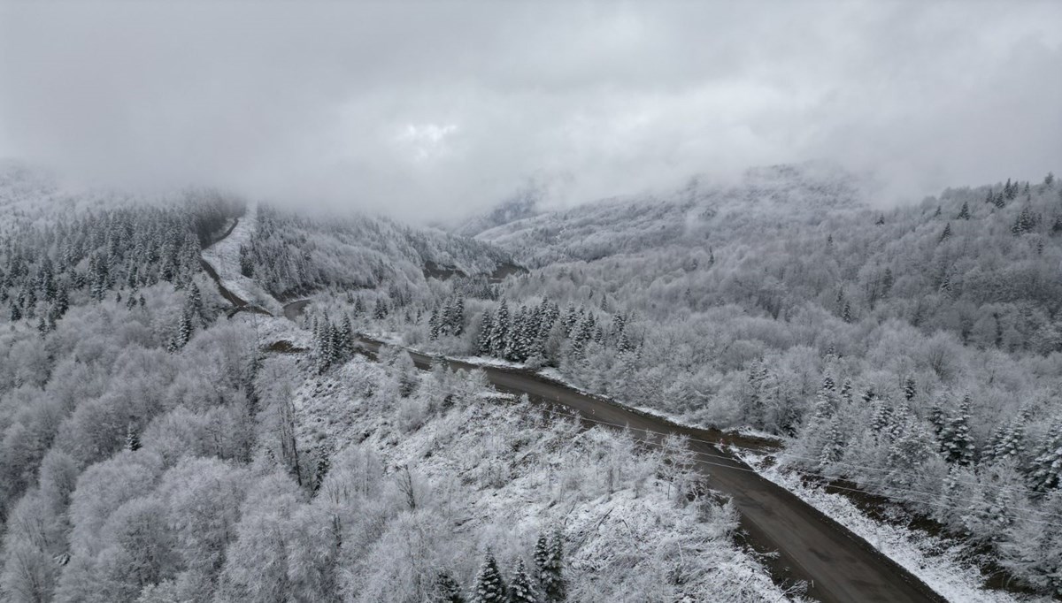 Bartın’da iki mevsim bir arada