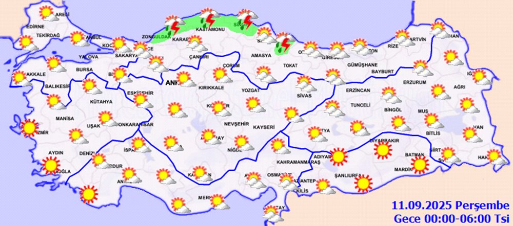 Meteoroloji bildirdi: İki bölgede sıcaklık artıyor, 10 ilde yağış bekleniyor - 6