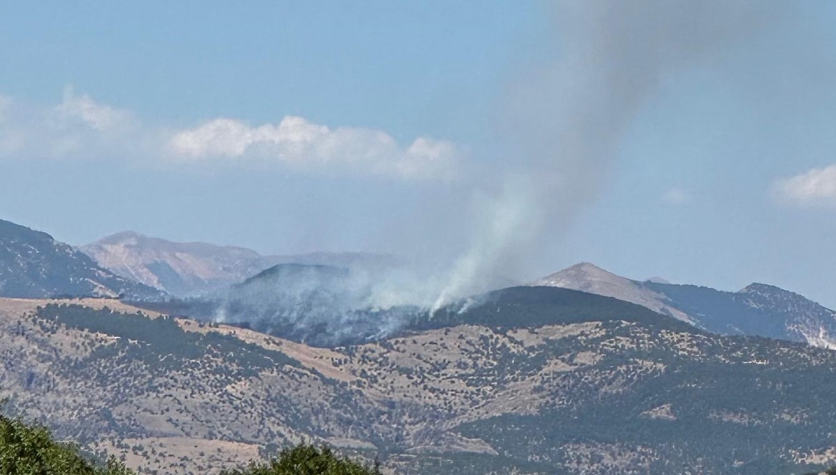 Tunceli ve Manisa’da orman yangını