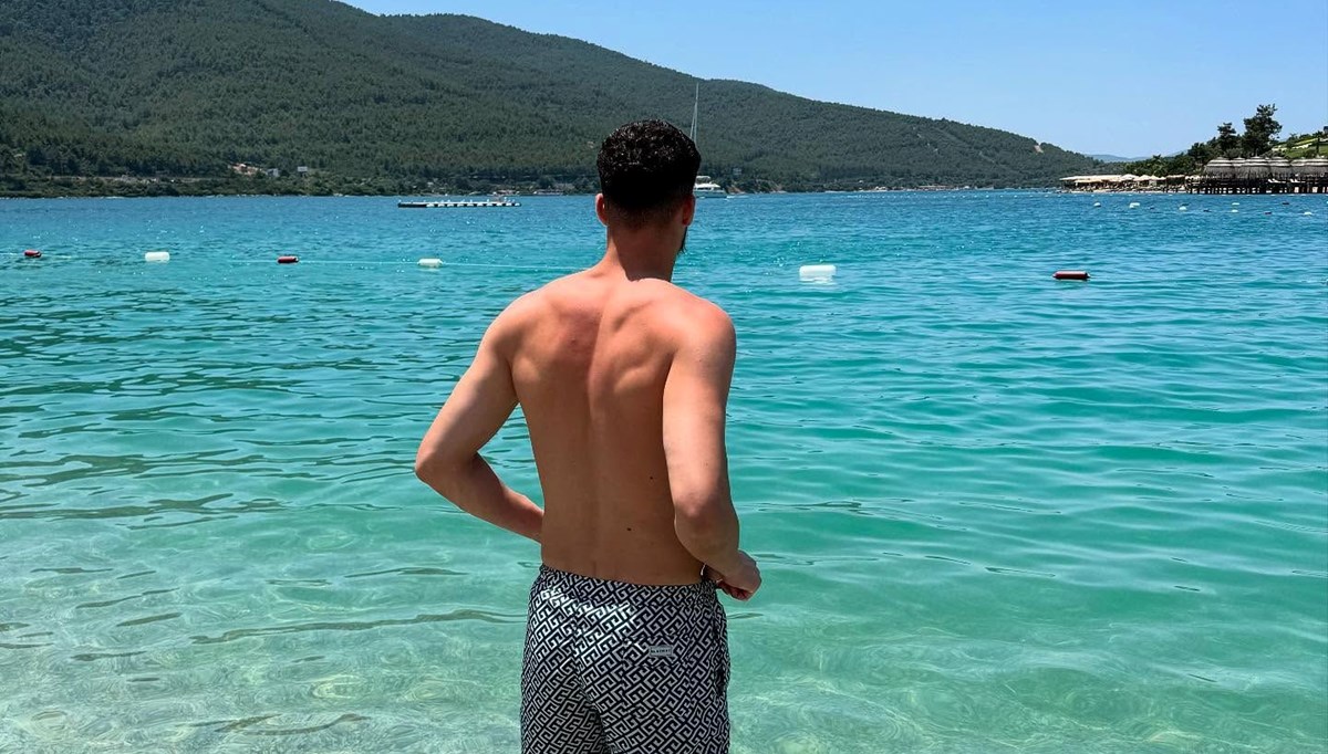 Premier Lig bitti soluğu Bodrum'da aldı: Milli futbolcunun aile boyu tatili