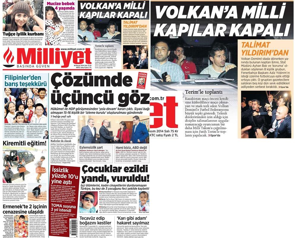 Gazete manşetleri - 1