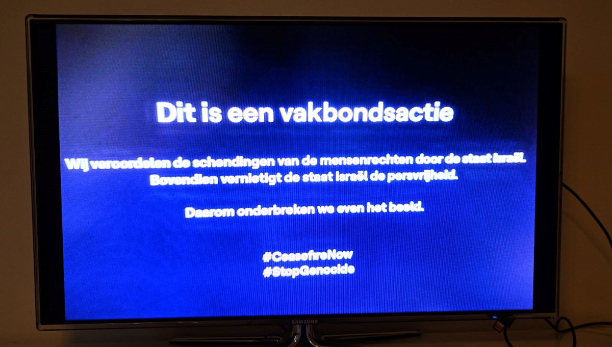 Belçika'nın VRT televizyonu, Eurovision yayını sırasında İsrail’i protesto etti Belçika'nın VRT televizyonu, Eurovision yayını sırasında İsrail’i protesto etti