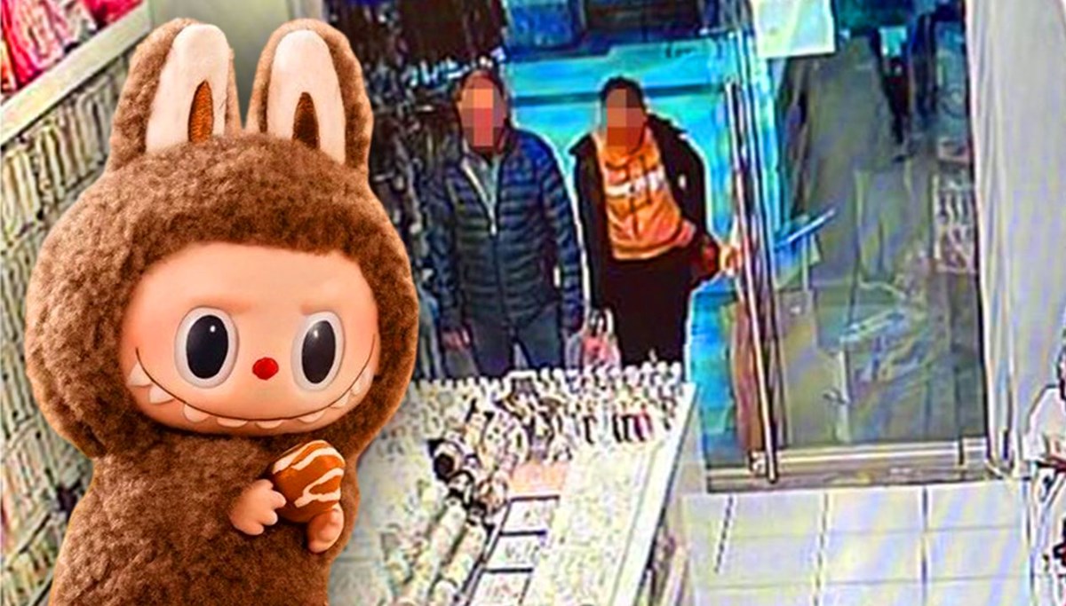 İstanbul'da AVM'den Labubu çaldılar: Polis iki şüpheliyi arıyor