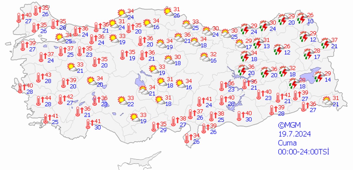 Meteoroloji'den 20 il için sarı kodlu uyarı: Kuvvetli sağanak geliyor