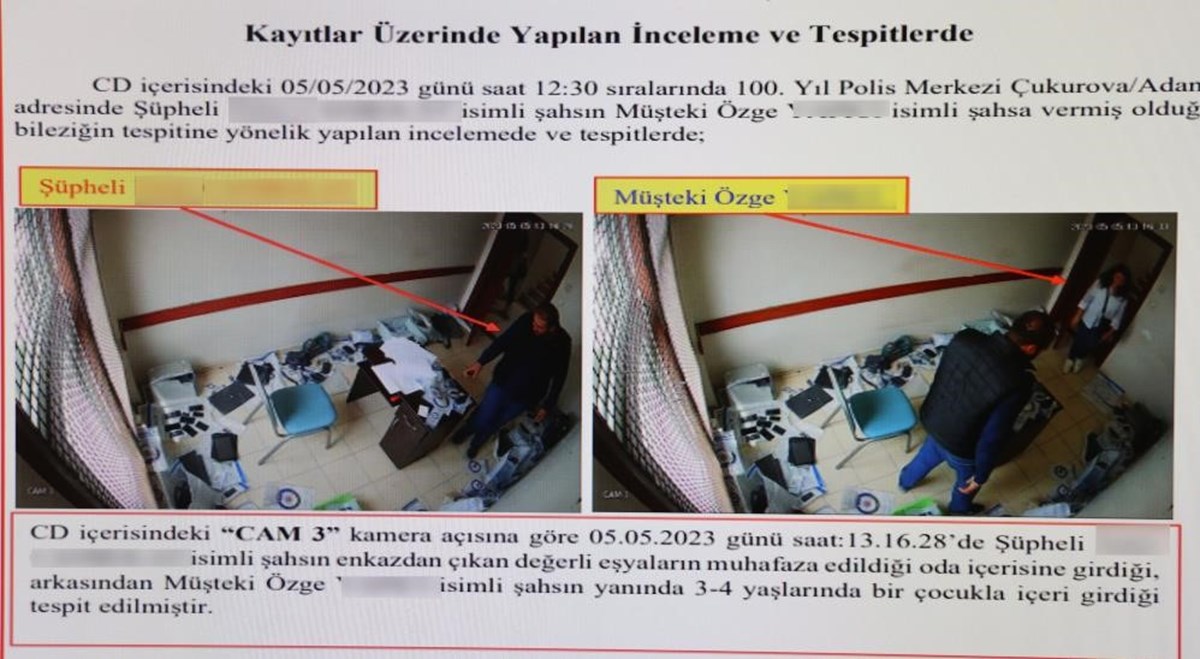 Soruşturma dosyasına giren güvenlik kamerası görüntüsü Soruşturma dosyasına giren güvenlik kamerası görüntüsü