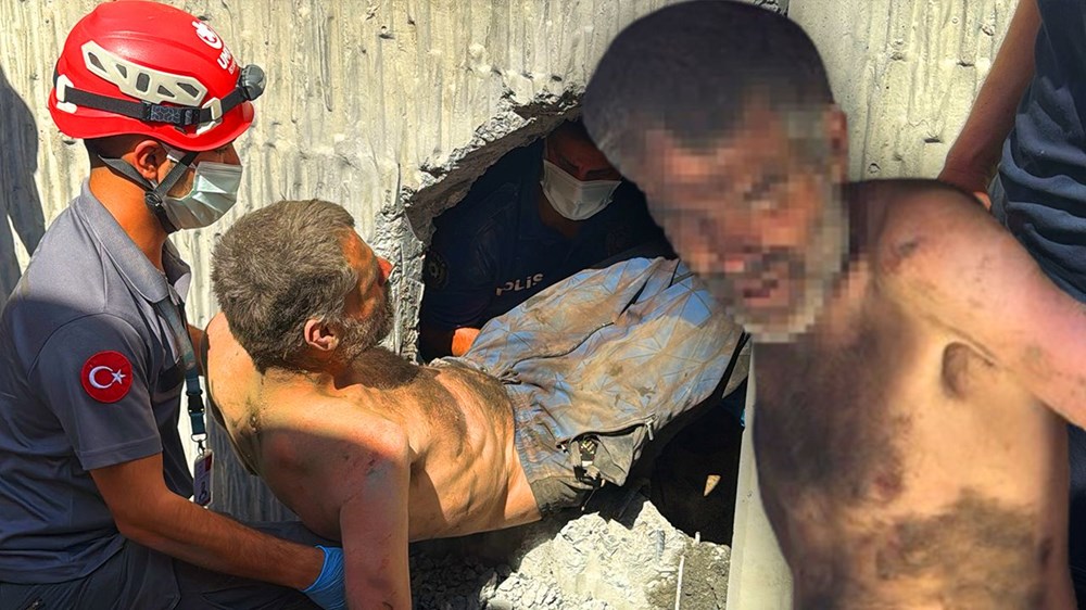 İstanbul'un orta yerinde akılalmaz olay: Günlerce içerde kaldı, tüneldeki sesleri duyanlar ihbar etti - 1