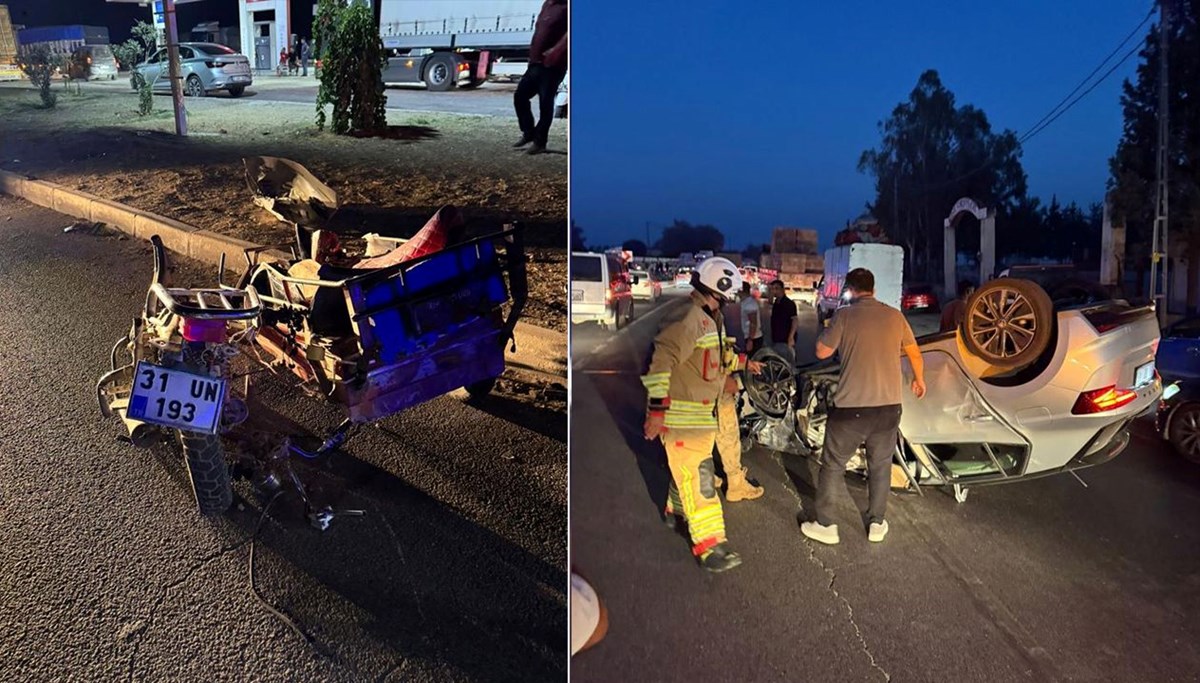 Hatay'da trafik kazası: Altı yaralı