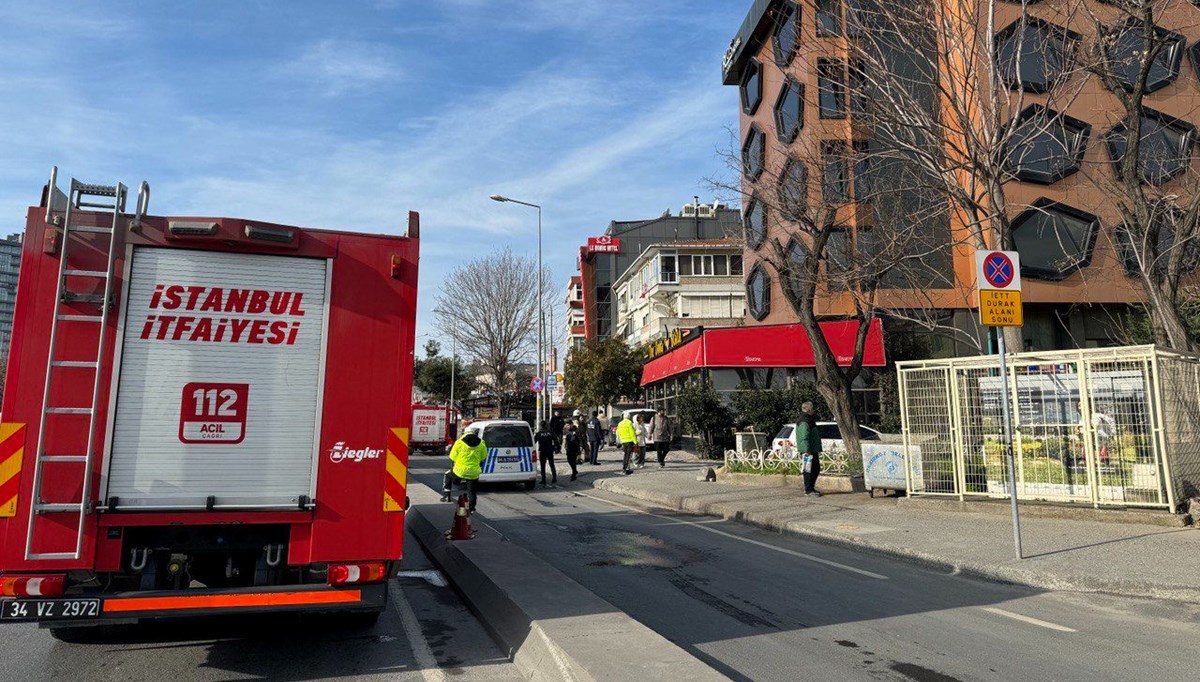 Bakırköy’de otelde yangın paniği