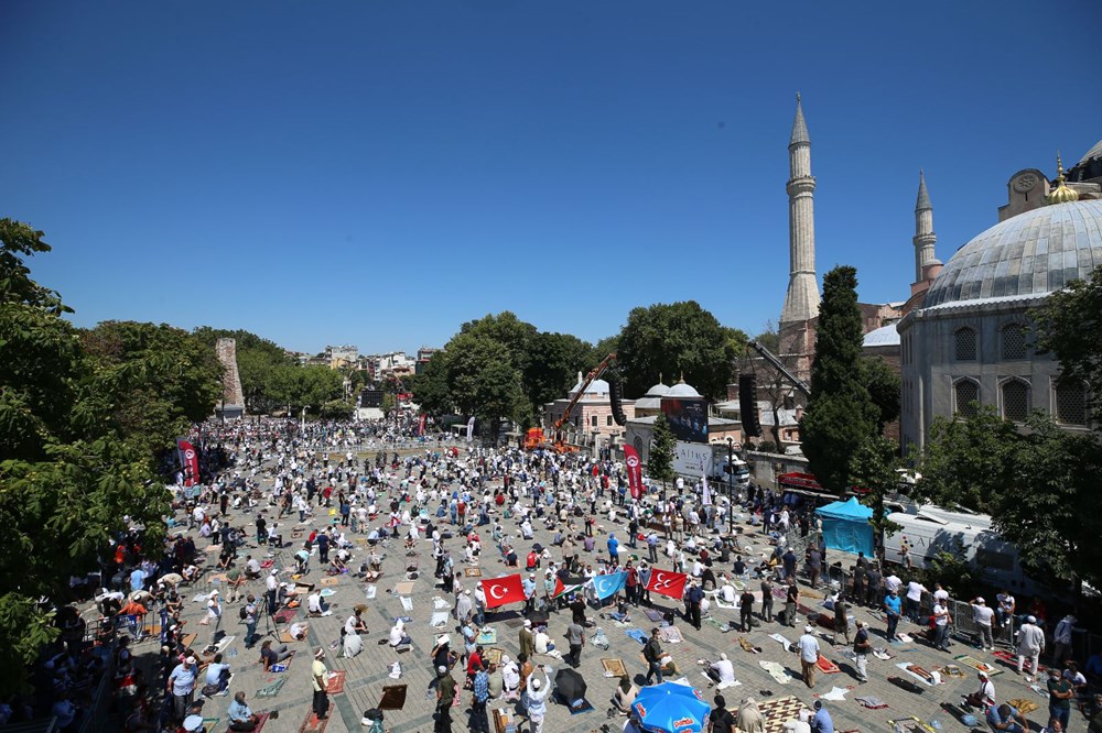 Ayasofya-i Kebir Camii Şerifi ibadete açıldı (Ayasofya'da 86 yıl sonra ilk namaz) - 8