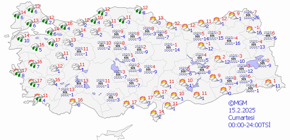 İstanbul'da hava ısınıyor: 16 il için kar uyarısı (Bugün hava nasıl olacak?) - 16