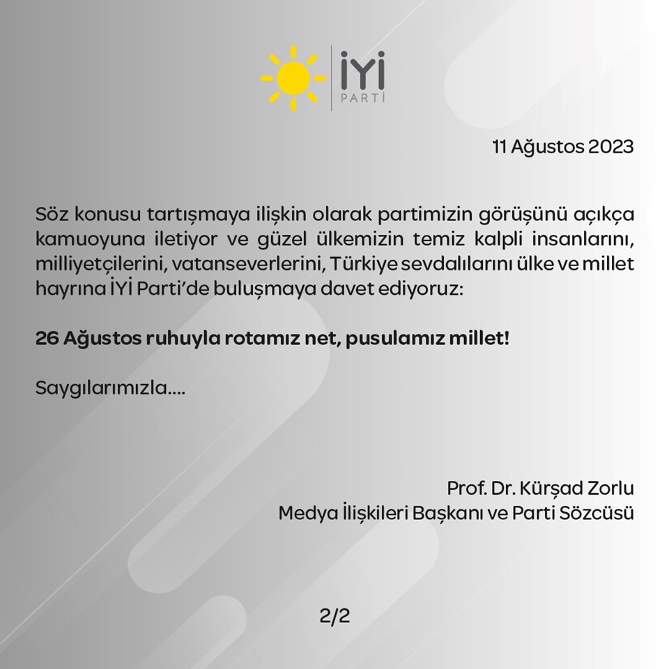 SON DAKİKA HABERİ: MHP'den İYİ Parti'ye yerel seçimlerde ittifak çağrısı | İYİ Parti'den ilk açıklama - 2