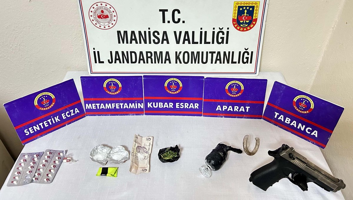 Manisa'da uyuşturucu operasyonu