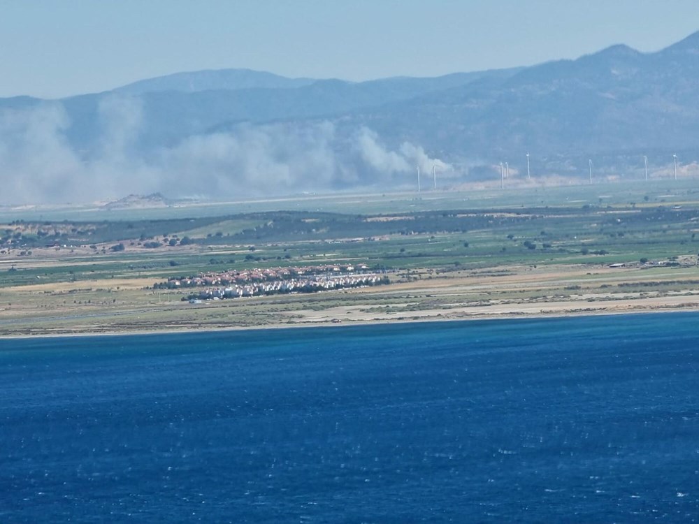 İzmir'de süt tesisinde çıkan yangın otluk alana sıçradı - 3