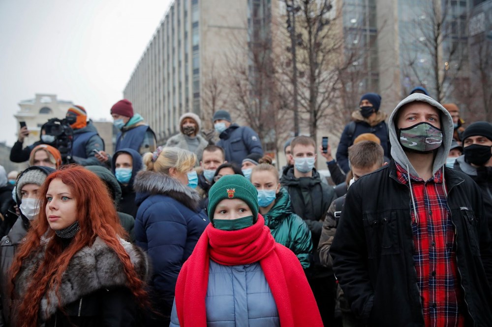 Navalny'nin çağrısının ardından Rusya'da sokaklar karıştı: 2 binden fazla kişi gözaltında - 20