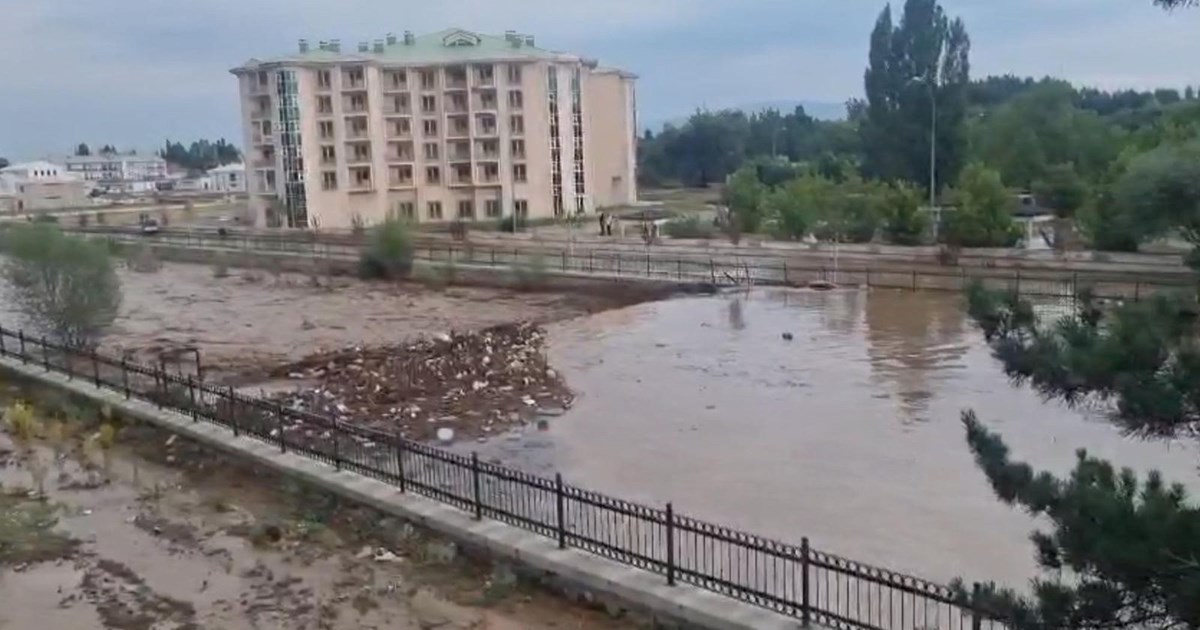 Erzurum'da sel felaketi: Köprü yıkıldı, evleri su bastı