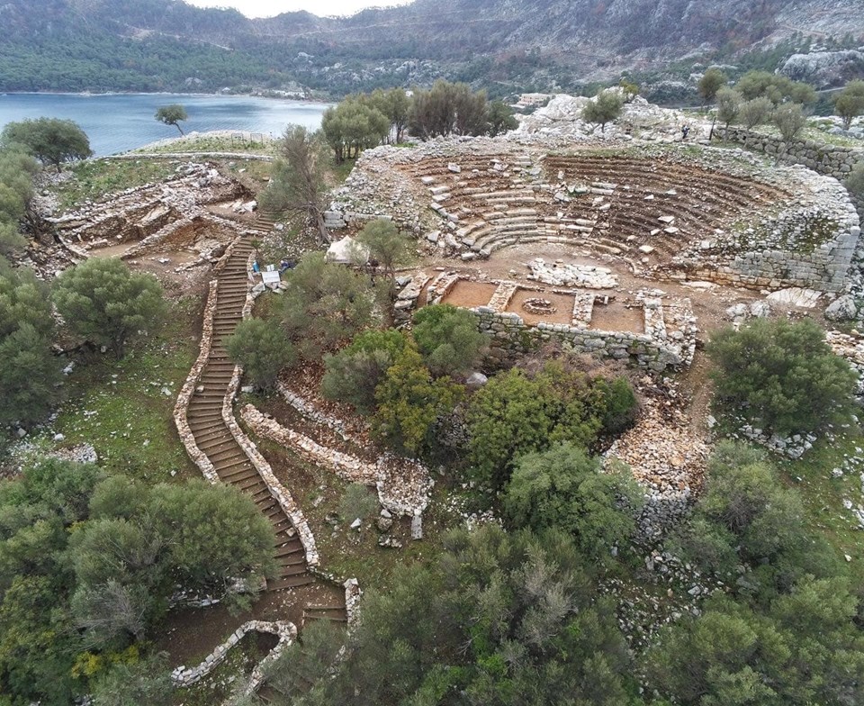 Amos Antik Kenti'nin sembolü ortaya çıkarıldı - 1