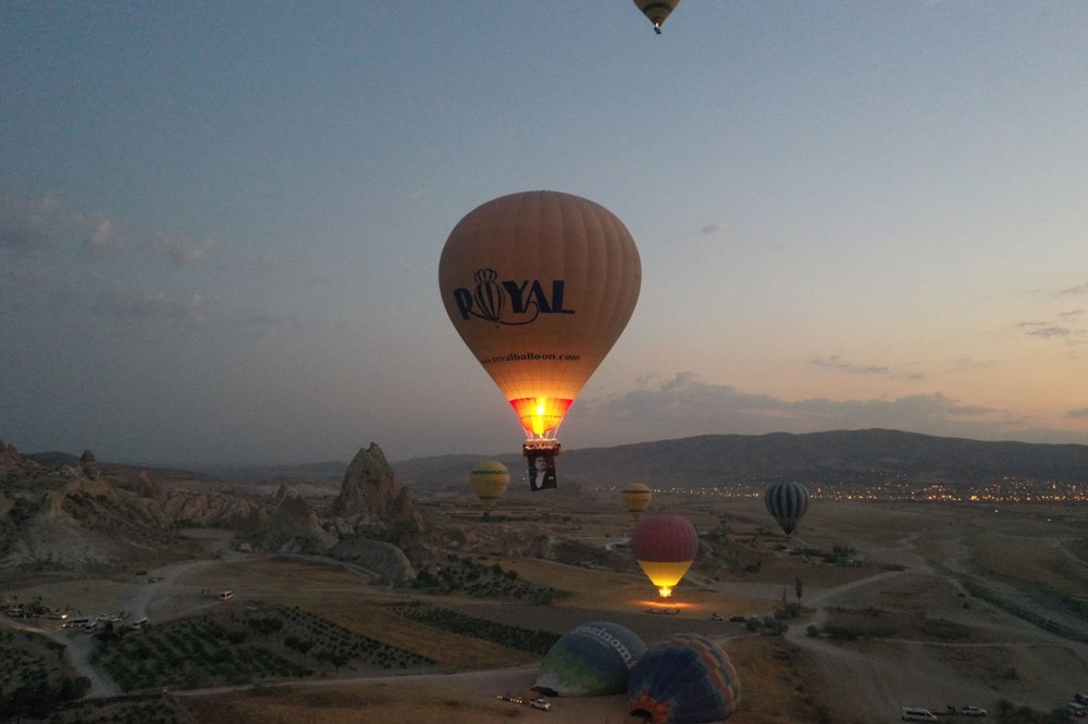 Kapadokya'da balonlar 30 Ağustos için havalandı - 4