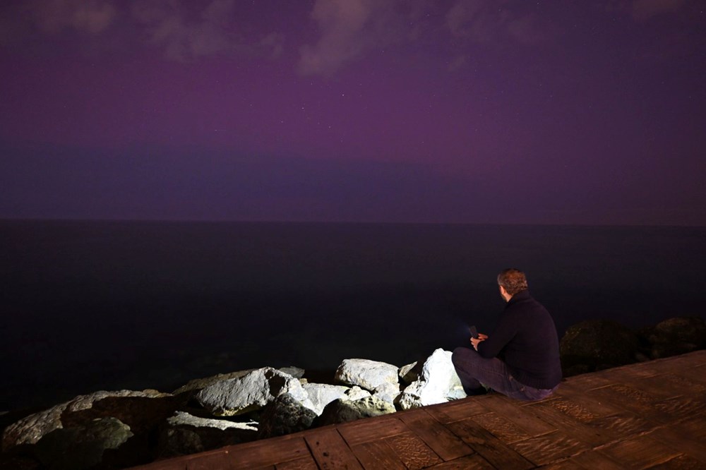Kuzey Işıkları dünyanın dört bir yanında! Trabzon'dan da görüldü - 5