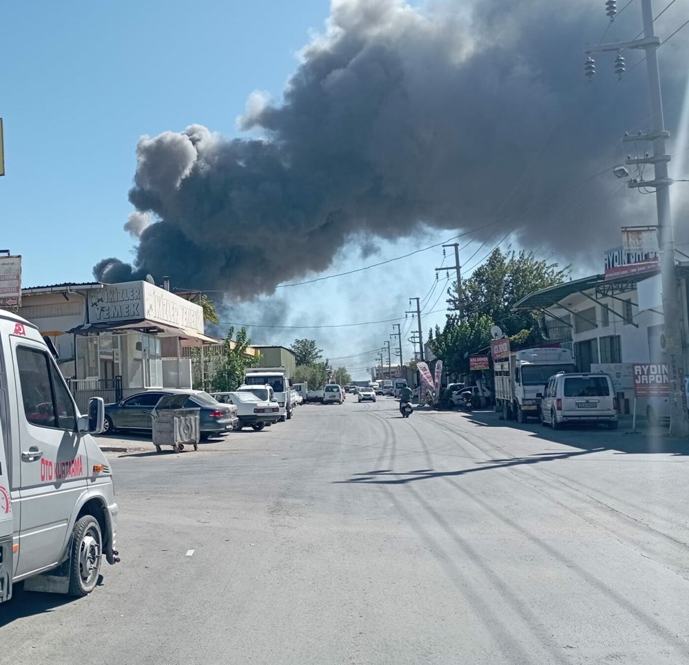 İzmir'de fabrika yangını - 6