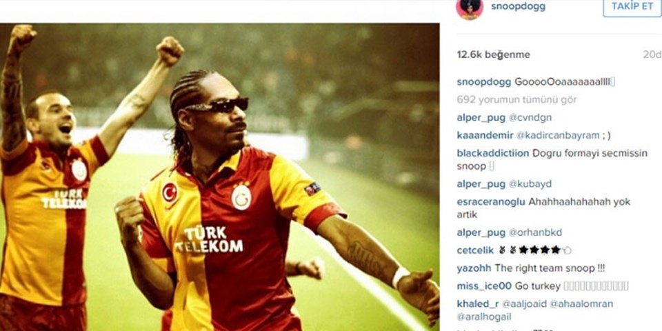 Snoop Dogg'dan Galatasaray paylaşımı - 1