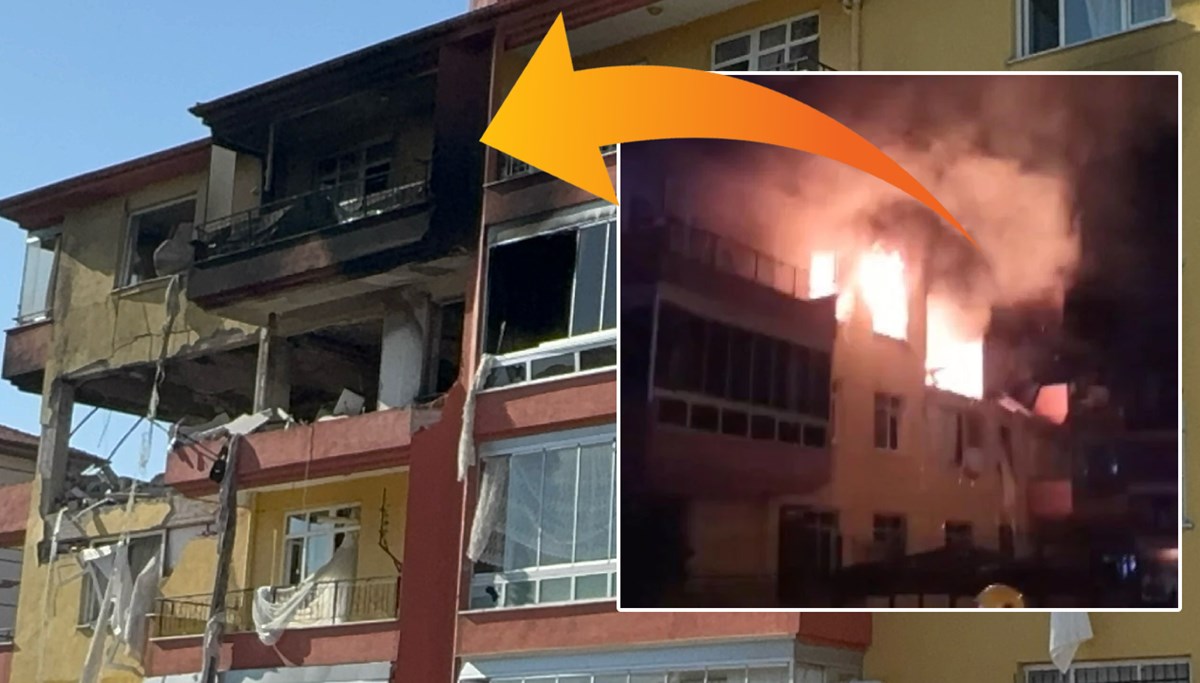 Konya'da dört katlı binada patlama: 12 yaralı