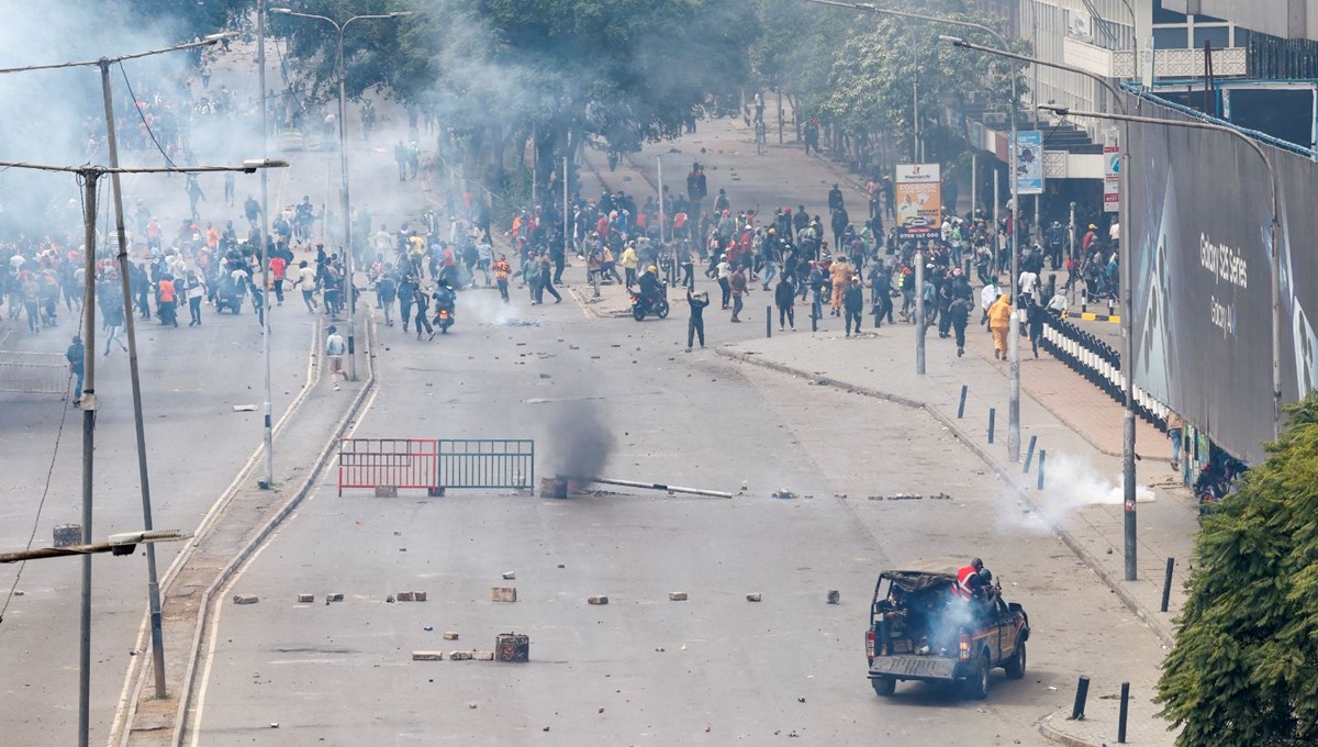 Kenya'da eylemler: Bir kişi öldü