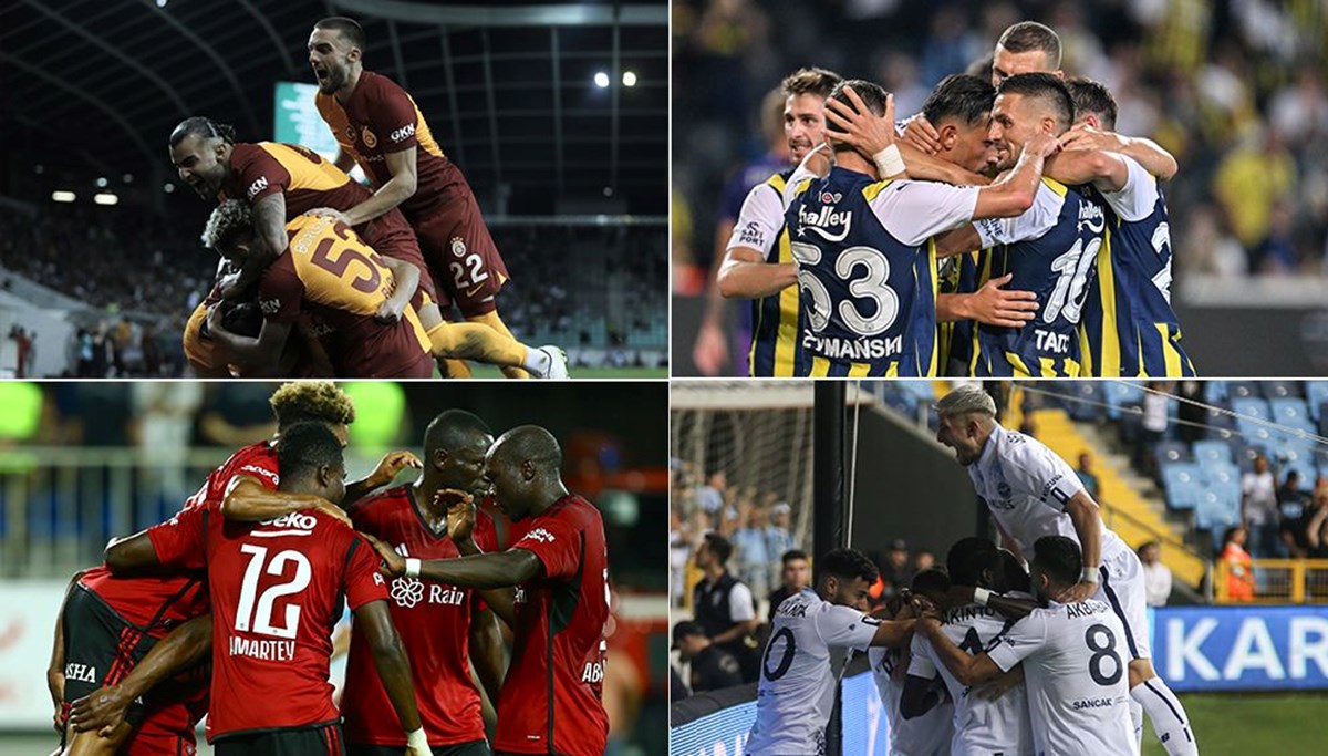 Türk takımları Avrupa'da 4'te 4 yaptı, UEFA ülke puanı yükseldi Türk takımları Avrupa'da 4'te 4 yaptı, UEFA ülke puanı yükseldi